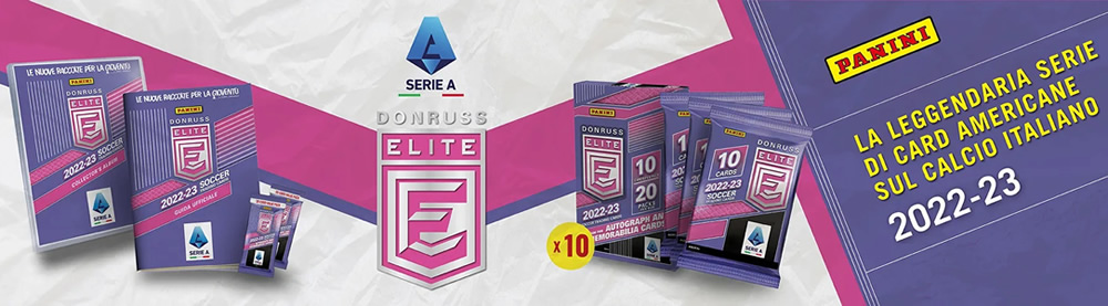DONRUSS Elite Serie A 2022-23 Soccer Trading Cards in edicola